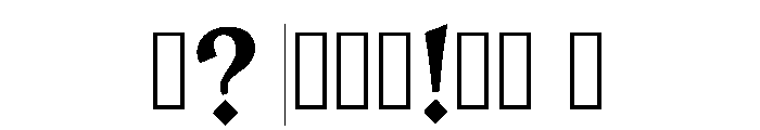 Y2k Regular Font OTHER CHARS
