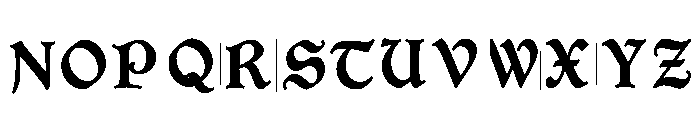 Y2k Regular Font UPPERCASE