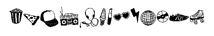 Y2k doodle FONT