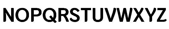 Yangju Byeolsan Regular Font UPPERCASE