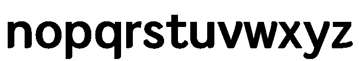 Yangju Byeolsan Regular Font LOWERCASE