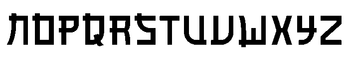YAREUU Font UPPERCASE