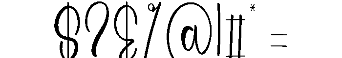 Yaffingale Font OTHER CHARS