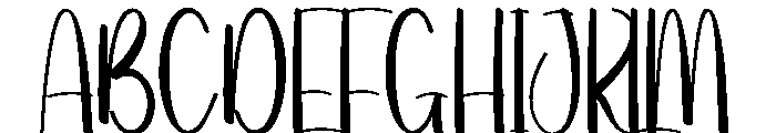 Yaffingale Font UPPERCASE