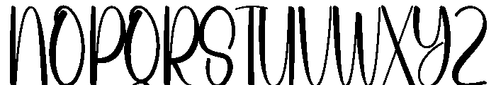 Yaffingale Font UPPERCASE
