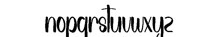 Yaffingale Font LOWERCASE