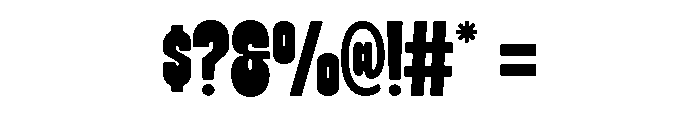 Yagult Font OTHER CHARS