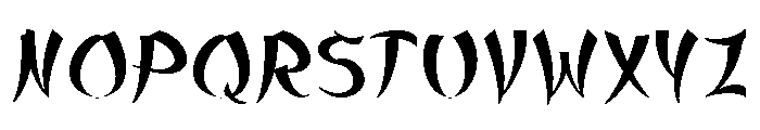 Yamaji Regular Font LOWERCASE