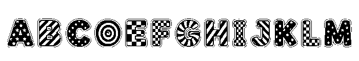 Yamir Regular Font UPPERCASE