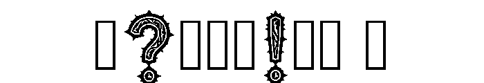 Yana Regular Font OTHER CHARS
