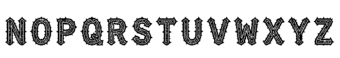 Yana Regular Font UPPERCASE