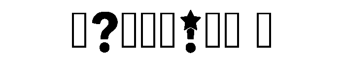 Yance Regular Font OTHER CHARS