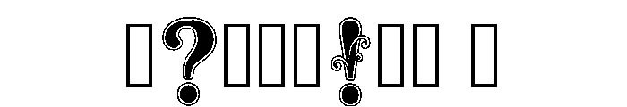 Yancey Regular Font OTHER CHARS