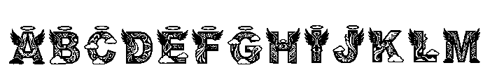 Yandiel Regular Font UPPERCASE