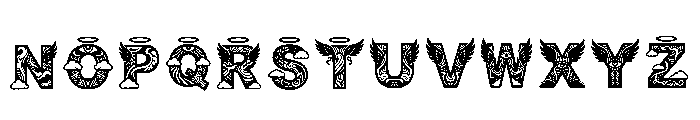 Yandiel Regular Font UPPERCASE
