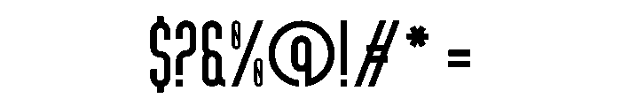 Yandoza Font OTHER CHARS