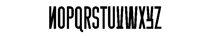 Yandoza Font UPPERCASE