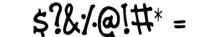 Yangmei Font OTHER CHARS