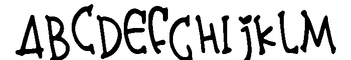 Yangmei Font UPPERCASE