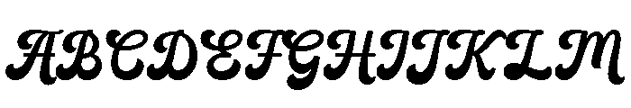 Yardstone Font UPPERCASE