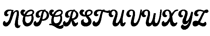 Yardstone Font UPPERCASE