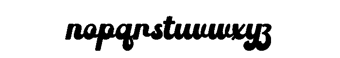 Yardstone Font LOWERCASE