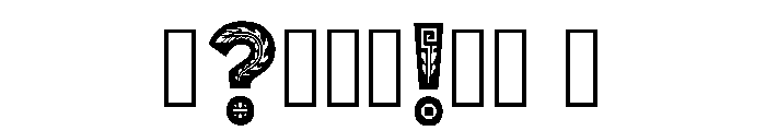 Yarel Regular Font OTHER CHARS