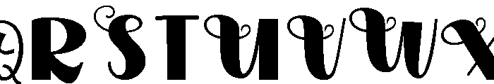 YarnitaScript Font UPPERCASE