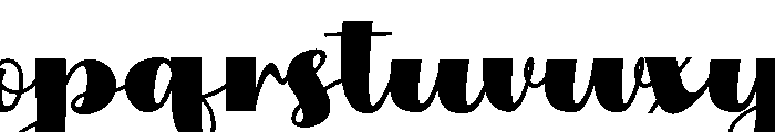 YarnitaScript Font LOWERCASE
