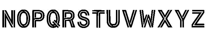 Yarra Regular Font UPPERCASE