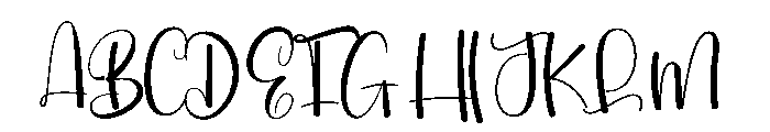 Yasmine Birthday Font UPPERCASE