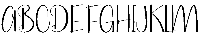 Yasmine Sublimation Font UPPERCASE