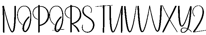 Yasmine Sublimation Font UPPERCASE