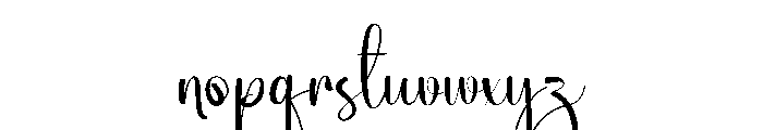 Yasmine Sublimation Font LOWERCASE