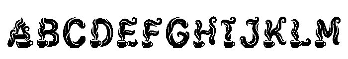 Yavric Regular Font UPPERCASE