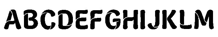 Yazeed Regular Font UPPERCASE