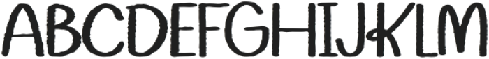 YakiSoba Regular otf (400) Font UPPERCASE