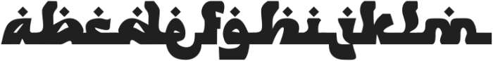 Yalla Arabic Regular otf (400) Font LOWERCASE