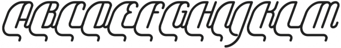 Yasemin Bold Italic otf (700) Font UPPERCASE
