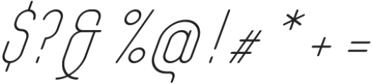 Yasemin Light Italic otf (300) Font OTHER CHARS