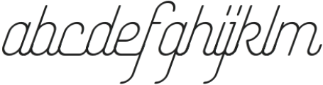 Yasemin Light Italic otf (300) Font LOWERCASE