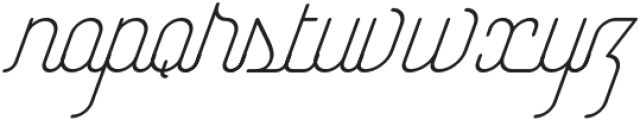 Yasemin Light Italic otf (300) Font LOWERCASE