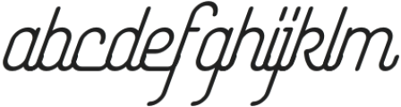 Yasemin Regular Italic otf (400) Font LOWERCASE