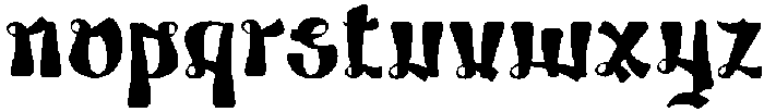 Yasuhiro Regular otf (400) Font LOWERCASE