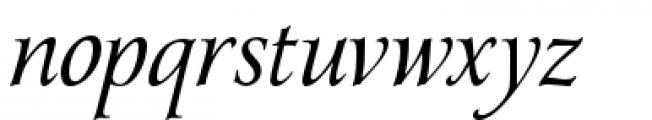 Yana Italic Font LOWERCASE