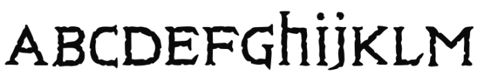 Yankee Grave Rough Regular Font LOWERCASE