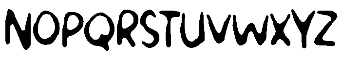 Ya Gitu Font UPPERCASE