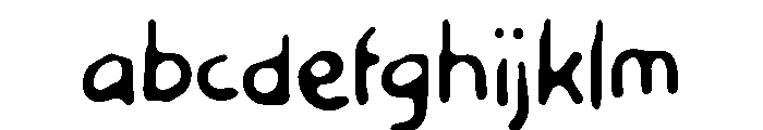 Ya Gitu Font LOWERCASE