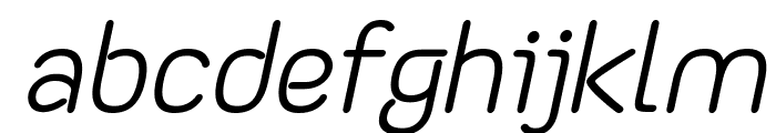 Yaahowu Italic Italic Font LOWERCASE