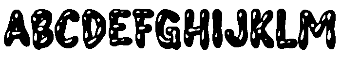 Yabamego Font UPPERCASE